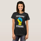 Awesome Support Ukraine Strong Pride - Ukraine T-shirt (Voorkant volledig)