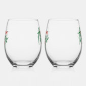 Awesome Things Inside Wijnglas Zonder Voet (Rechts)