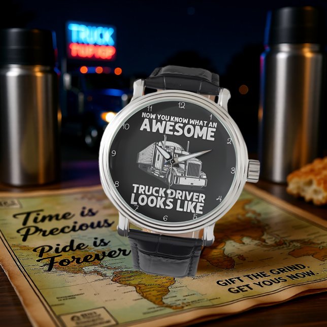 Awesome Truck Driver: See Me Now Horloge (Creator heeft geüpload)