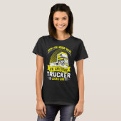 Awesome Trucker Truck Driver T-shirt (Voorkant volledig)