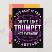 Awesome Trumpet Players Kaart (Voorkant / Achterkant)