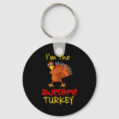 Awesome Turkey Matching Family Group Thanksgiving  Sleutelhanger (Voorkant)
