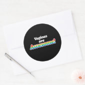 AWESOME V RONDE STICKER (Envelop)