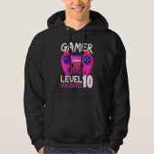 Awesome Video Games Controller Level 10 Unlocked G Hoodie (Voorkant)