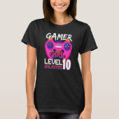 Awesome Video Games Controller Level 10 Unlocked G T-shirt (Voorkant)
