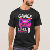 Awesome Video Games Controller Level 8 Unlocked Ga T-shirt (Voorkant)