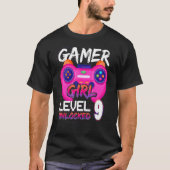 Awesome Video Games Controller Level 9 Unlocked Ga T-shirt (Voorkant)