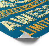 Awesome Vintage February 1986 40th Birthday  Poster (Hoek)