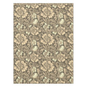 Awesome Vintage Sepia Floral Pattern  Tafelkleed (Voorkant)