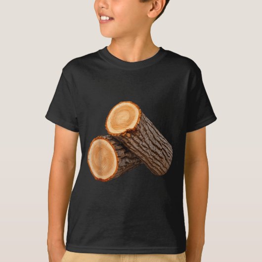 Awesome Wooden Log Costume For Adults And Kids  T-shirt (Voorkant)