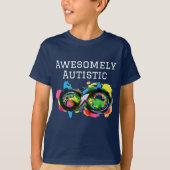 Awesomely Autistic T-shirt (Voorkant)