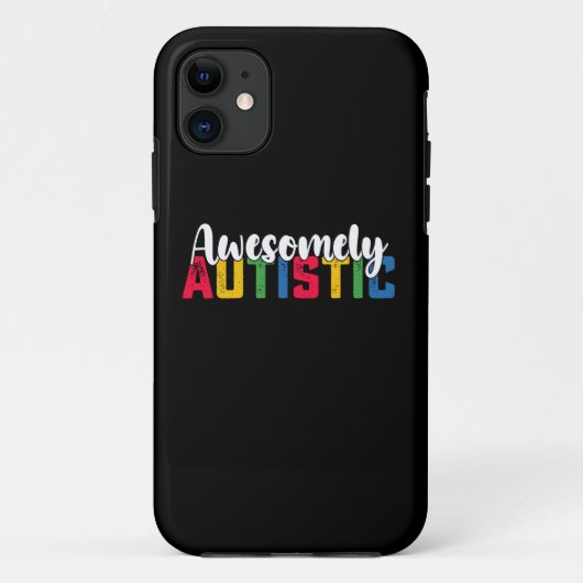 Awesomely Autistische Autisme Jonge Meisje Familie Case-Mate iPhone Case (Achterkant)