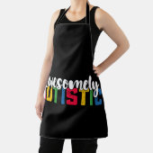 Awesomely Autistische Autisme Jonge Meisje Familie Schort (Insitu)