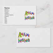 awesomemama.png visitekaartje (Voorkant / Achterkant)