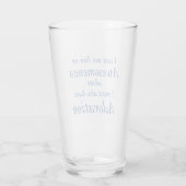 Awesomeness and Adorny Glass Glas (Achterkant)