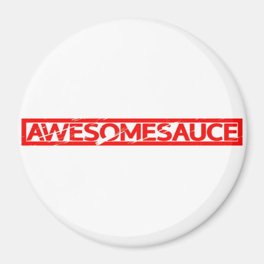 Awesomesauce Stamp Magneet (Voorkant)