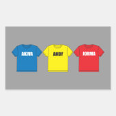 Awesometown Rechthoekige Sticker (Voorkant)