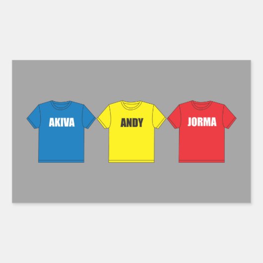 Awesometown Rechthoekige Sticker (Voorkant)