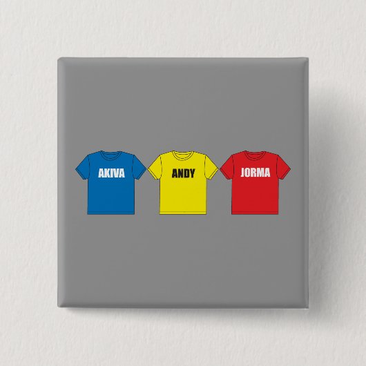 Awesometown Vierkante Button 5,1 Cm (Voorkant)