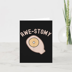 Awestomie Geweldige ostomie Patiënt Ostomaat Motiv Kaart