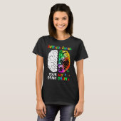 Awetistic Genius Brain Autism Awareness Month Puzz T-shirt (Voorkant volledig)