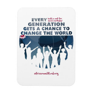 AWF Bono's Verjaardagsmagneet Magneet