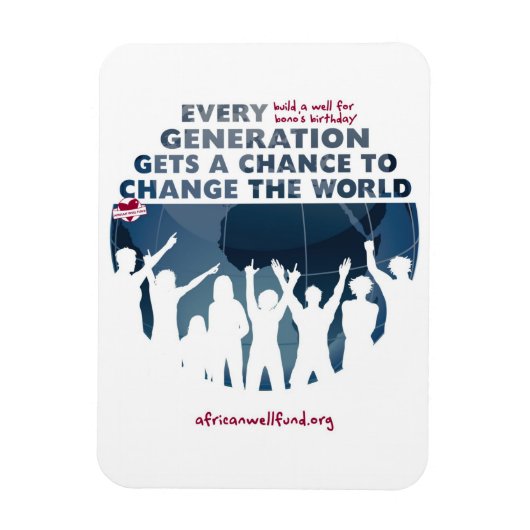 AWF Bono's Verjaardagsmagneet Magneet (Verticaal)