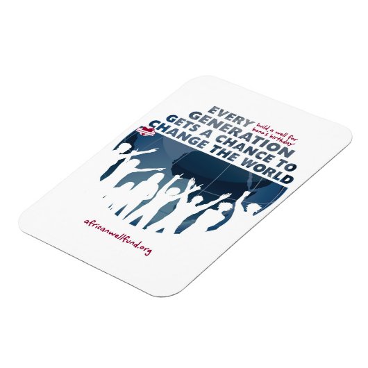 AWF Bono's Verjaardagsmagneet Magneet (Linkerzijde)