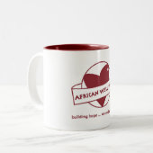 AWF-Mok Tweekleurige Koffiemok (Voorkant links)