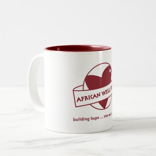 AWF-Mok Tweekleurige Koffiemok (Voorkant links)