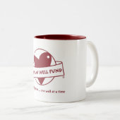 AWF-Mok Tweekleurige Koffiemok (Voorkant rechts)