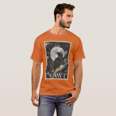 AwF Raven Crow Pun Funny Bird Cawing Grunge Gothic T-shirt (Voorkant volledig)