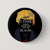 Awful Trump Quotes - The Blacks Ronde Button 5,7 Cm (Voorkant)