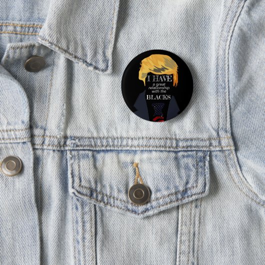 Awful Trump Quotes - The Blacks Ronde Button 5,7 Cm (In situ)