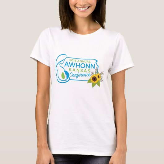 AWHONN Kansas Conference 2018 T-shirt (Voorkant)