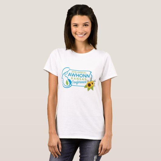 AWHONN Kansas Conference 2018 T-shirt (Voorkant volledig)