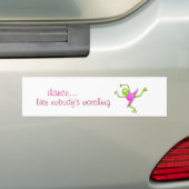 Awkward Ballet Frog Bumpersticker (Op auto)