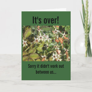 Awkward Break Up Card Kaart