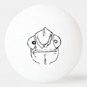 Awkward Chameleon Ping Pong Ball (Voorkant)