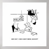 Awkward echtgenoot op het plafond poster (Voorkant)