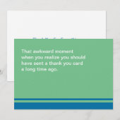 Awkward Moment Dank je kaart - Dank je wel (Voorkant / Achterkant)