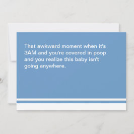 Awkward Moment New Baby Card Kaart