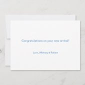 Awkward Moment New Baby Card Kaart (Achterkant)