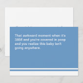 Awkward Moment New Baby Card Kaart (Voorkant / Achterkant)