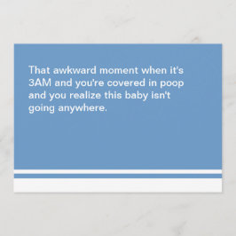 Awkward Moment New Baby Card Kaart