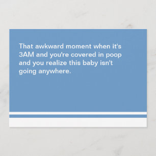 Awkward Moment New Baby Card Kaart