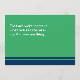 Awkward Moment Verjaardag Kaart - Elk Jaar 50s