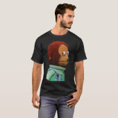 Awkward Monkey Puppet Meme T-shirt (Voorkant volledig)