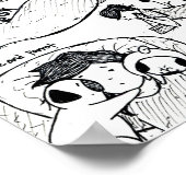 Awkward-posities met pugs poster (Hoek)