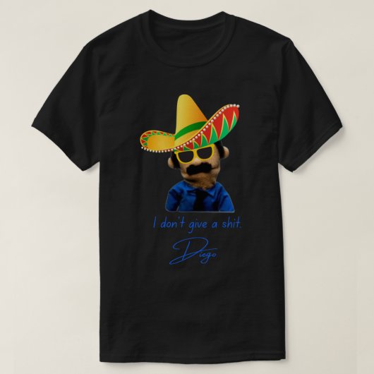 Awkward Puppets Diego T-shirt (Design voorkant)